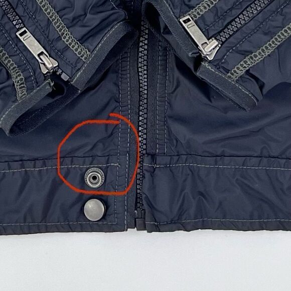 Diesel Teflon Nylon Windbreaker Jacket - Picture 13 of 13